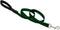 Lupine Dog Leash, 3/4" Wide, Green, 4-Foot Long with Padded Handle