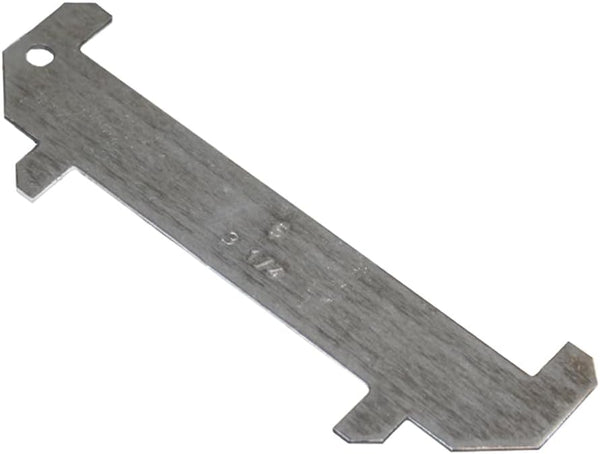 JCS (2024) 5x3-1/4 Aluminum Lobster Gauge Gulf of Maine Sizing Tool