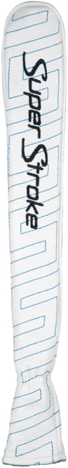 SuperStroke Alignment Stick Headcover, White/Blue/Black for Golf Clubs