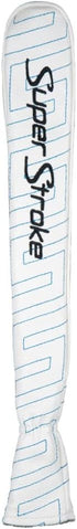 SuperStroke Alignment Stick Headcover, White/Blue/Black for Golf Clubs