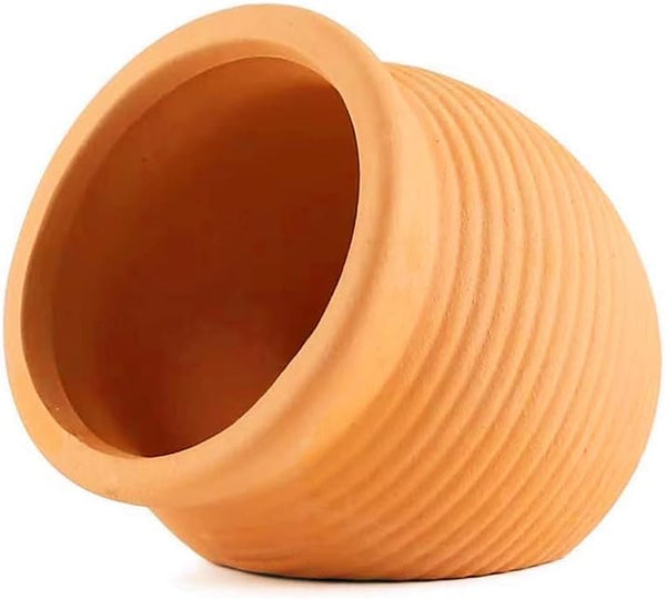 Fish Tank Decorations - Ceramic Pot Cave Aquarium Accessories for Fighting Fish, Shrimp, Cichlids to Play, Breed, Hide,