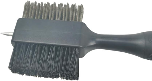 Golf Club Brush with Retractable & Oversize Double Brush, Ergonomic Grip, Lightweight Golf Accessories