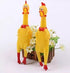 2 Pack Large Screaming Chicken Toy Rubber Squawking Chicken 12 inch