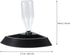POPETPOP Triangle Reptile Water Feeder: Plastic Automatic Water Dish for Turtle Gecko Lizard, 7.66X7.07X9.82inch (Black)