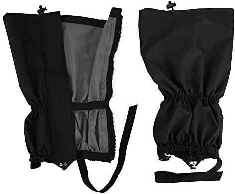 RiToEasysports 1 Pair Waterproof Leg Gaiters, Ski Gaiters for Ice Climbing, Hiking, Skiing