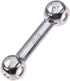 SaiDian Mini Pocket Wrench 2Pcs Dog Bone Hexagon Bicycle Repair Tool Metal Spanner 6-12mm Hexagon Holes Silver