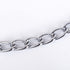 Metal Dog Leash Chain Choker Necklace, Pet Collar Leash Chain with Handle for Small Medium Large Dogs
