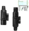 Aquarium Hose Valve Quick Release Connector for Fishbowl Water Control (16mm)