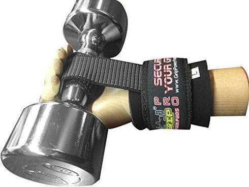 Heavy Duty Lifting Straps with Neoprene Padded Wrist Wraps & Rubber Grip Support Straps