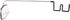 Yooha Adjustable Angle Bicycle Eyeglass Mirror, Aluminium Alloy Riding Mirror for Cycling Helmet Mount