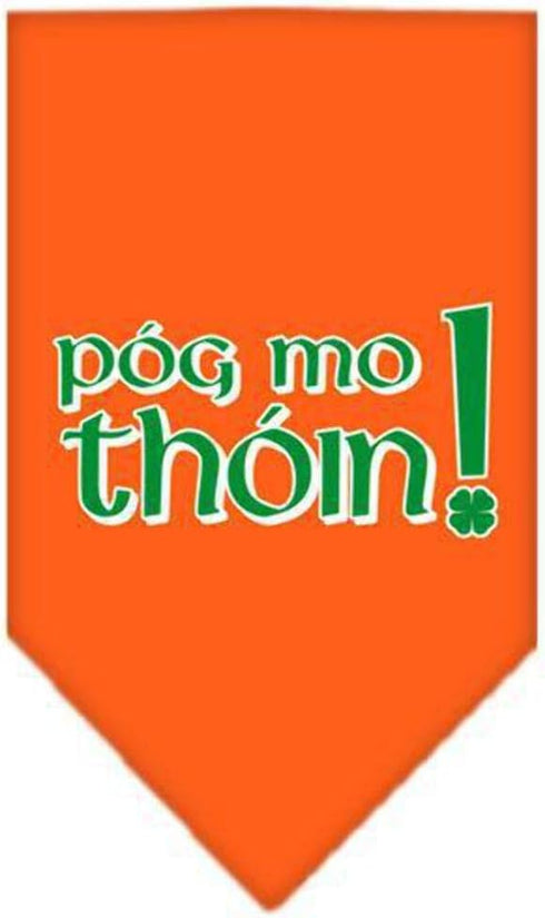 Pog Mo Thoin Yellow Large Pet and Dog Bandana Screen Printed