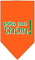 Pog Mo Thoin Yellow Large Pet and Dog Bandana Screen Printed