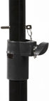 2-Sided 2.5-6.5-feet, Titan Fitness Tripod Timer Stand for Gym Timer with Remote, Adjusts Black