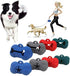 5 Rolls Portable Silicone Dog Poop Bags with Dispenser - Plastic Pooper Scoopers & Bags for Outdoor Travel