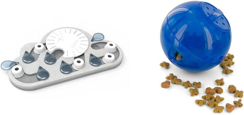 Petstages Nina Ottosson Rainy Day Cat Puzzle & Play + PetSafe SlimCat Food