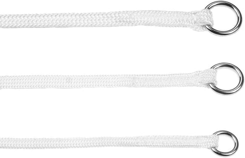 Show Slip Collar - Premium Flat Braided Nylon Dog Collar with Chrome Plated Hardware for Small to Large Dogs