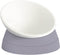 Adjustable Elevated Cat Food Bowls, Anti-Slip and Anti-Noise Raised Cat Dish Protecting Pet’s Spine, Thickened Plastic