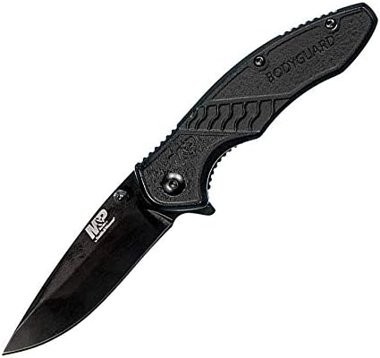 Smith & Wesson M&P Bodyguard - 6.5in Stainless Steel Folding Knife with Clip Point Blade