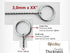 Alvalley Metal Chain Dog Show Collar, Pet Slip Collar for Shows, Fine Brass Snake Chain, Adjustable for All Dog Sizes