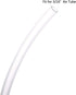 ALEGI Standard 3/16" Flexible Airline Tubing with Connectors for Aquariums, Terrariums, Hydroponics, 100 Feet