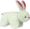 HuggleHounds Plush Dog Toy, Interactive Durable Stuffed Squooshie Bunny for Small and Large Breeds