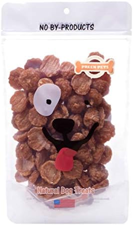Preen Pets Chicken Jerky Bites Dog Treats - 100% USA Chicken Breast Soft (1LB)
