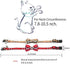 CHUKCHI 2 Pack Cat Collar Breakaway, Adjustable 7.8-10.5 Inch with Cute Bow Tie and Bell (Red+Pink)