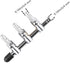 Aquarium Fish Tank Air Flow Control Lever Pump 3 Way Inline Manifold Air Flow Pump Tubing Splitter Lever Control Valve 4-Pack