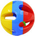 Colorful Interactive Dog Toys for Medium to Large Breed Dogs, Hollow Ball with Bell Inside for Relieving Boredom