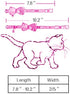 CHUKCHI 2 Pack Cat Collar Breakaway, Adjustable 7.8-10.5 Inch with Cute Bow Tie and Bell (Red+Pink)