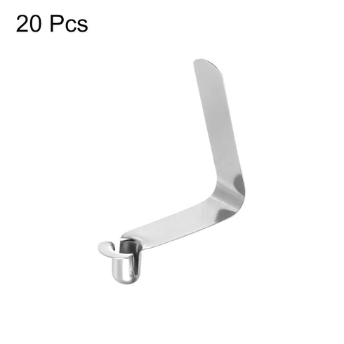 HARFINGTON 20pcs Single Button Kayak Paddle Snap Spring Clip, 42mm x 7.66mm for Camping