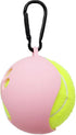 Dog Accessory Ball Holder - Leash Attachment, Lightweight Silicone for Convenient and Fun Playtime (Pink)