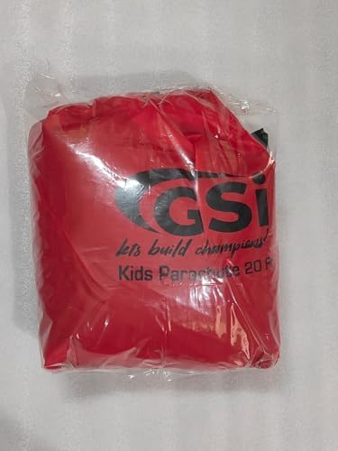 (16 GSi Kids Play Parachute Rainbow Parachute Toy Tent Game for Children Gymnastics Cooperative Play and Outdoor