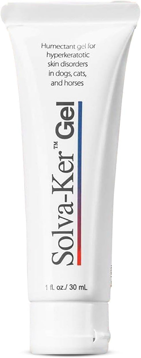 Solva-Ker Gel Moisturizer for Pet's Cracked Nose and Paws, Dry Nose and Paw Soother, Greaseless Healing Balm
