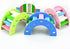 Hamster Toy Rainbow Bridge Seesaw - Small Pet Animals Wood Bridge Climb Playground Gift for Dwarf Syrian Hamsters,
