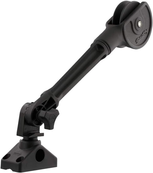 Scotty Trap Ease Trap Roller with 241 Side Deck Mount, Black
