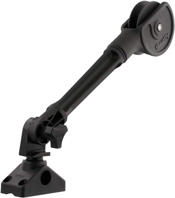 Scotty Trap Ease Trap Roller with 241 Side Deck Mount, Black