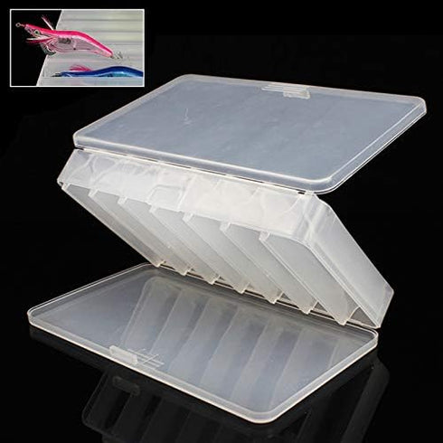 OriGlam Fishing Lure Box Tackle Storage Trays, Double Side 14 Compartments, Waterproof Accessory Box