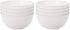 Generic 4/8pcs Vertical Grain Bowl Reusable Household Plastic Anti-drop Rice Outdoor Camping Meal(8pcs-White)