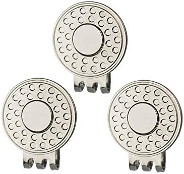Golf Hat Clip with Strong Magnet - Value 3 or 6 Pack Set for Men and Women Golfers