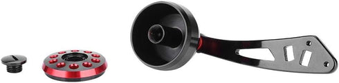 Tbest Knob Power Handle Grip,Fishing Reel Handle CNC Knob with Fittings Replacement Parts Accessory
