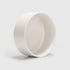 SPUNKYJUNKY 28.7OZ Ceramic Dog and Cat Bowl, Modern Weighted Food Water Bowl Replacement White (1 Pack)