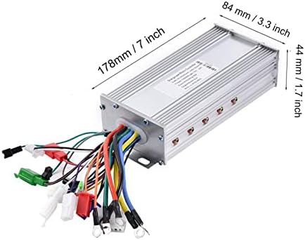 Motor Brushless Controller, 36V/48V 1000W Sine Controller for E-Bike Scooter