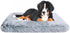 Dog Beds, XX-Large Premium Quality, Washable Portable Eco-Friendly, Stylish Design, Removable Cover, 47.24 x 31.49 Inch