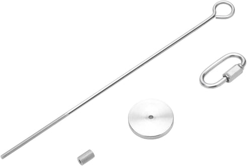 Bird Food Holder Stainless Steel Skewer for Parrots, Cockatoo, Cockatiel Cage Treating Tool (L: 7.86 inch)