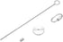Bird Food Holder Stainless Steel Skewer for Parrots, Cockatoo, Cockatiel Cage Treating Tool (L: 7.86 inch)