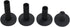 Scott Edward Golf Practice Tees 3/4/6 Pcs Packed Magnet Tee Rubber Tee for Indoor and Outdoor Driving Range and