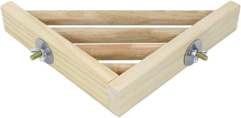 Litewoo Bird Perch Corner Platform Stand for Budgies and Parakeets