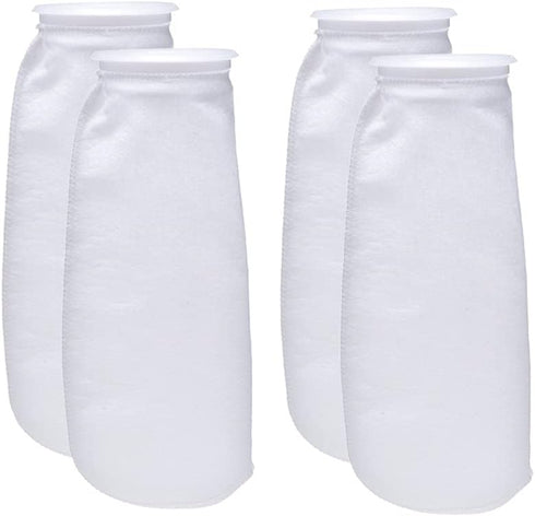 ALEGI Aquarium Filter Socks, 4 Inch by 14 Inch Long, 200 Micron Felt Filter Bags, 4Pack