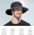 ZOORON Boonie Hat, UPF 50+ Cooling Sun Hat for Men and Women, Wide Brim Bucket Hat for Hiking Beach Safari